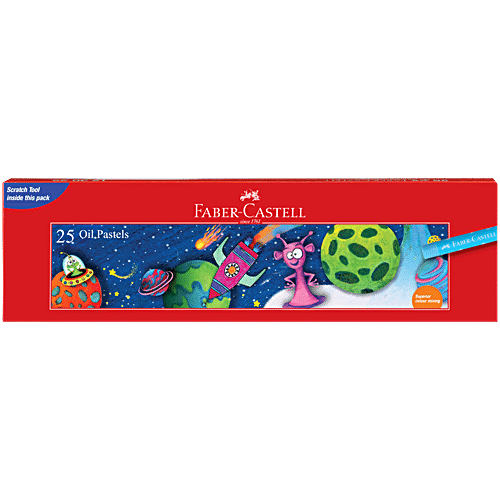 Faber-Castell Oil Pastels - Normal, 10.5mm (Set of 25)