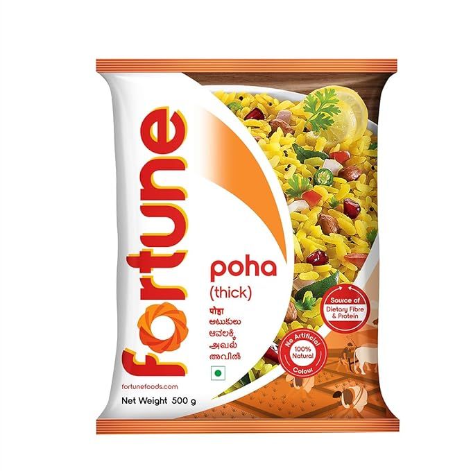 Fortune Poha Pouch - Thick, 500g
