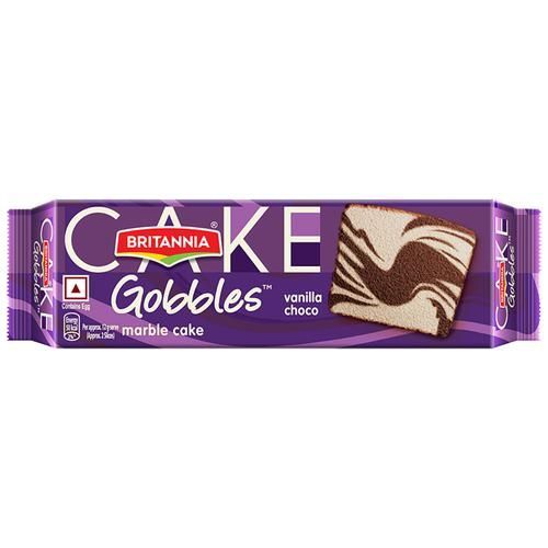 Britannia Gobbles Marble Cake - Vanilla Choco, 42g