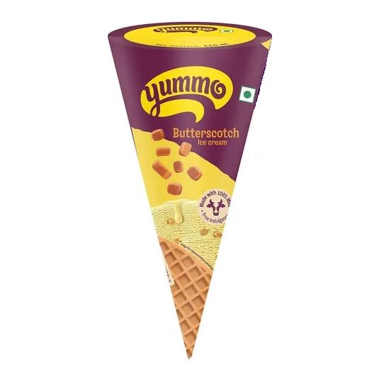 Yummo Ice Cream Cone - Butterscotch, 80ml