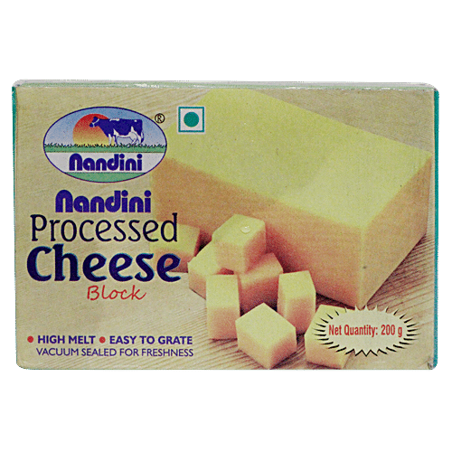 Nandini Plain Processed cheese Block, 200g