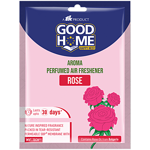 Good Home Aroma Perfumed Air Freshener - Rose Fragrance, 10g