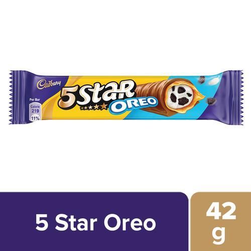 5 Star Oreo Chocolate Bar, 42g