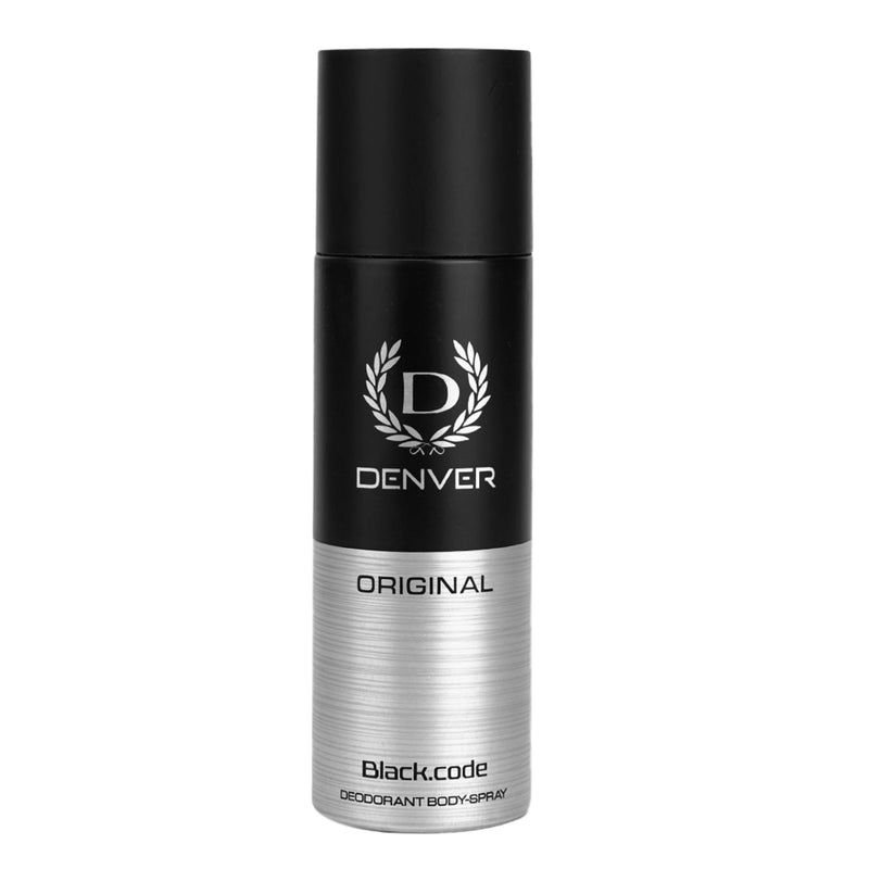 Denver Nano Deodorant Men Body Spray - Black Code, 50ml