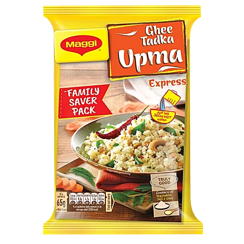 Maggi Ready To Eat Family Saver Pack Pouch - Ghee Tadka Upma Express, 260g