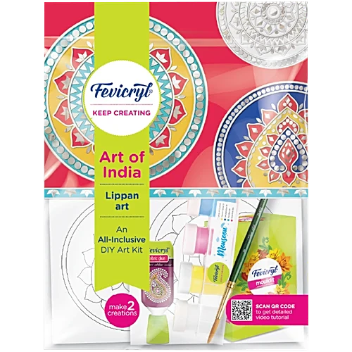 Fevicryl DIY Art of India Lippan Kit, 1pc