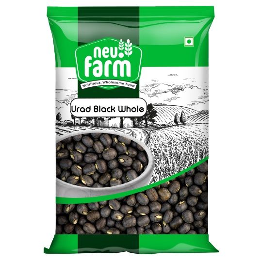 neu.Farm Urad Whole - Black, 500g