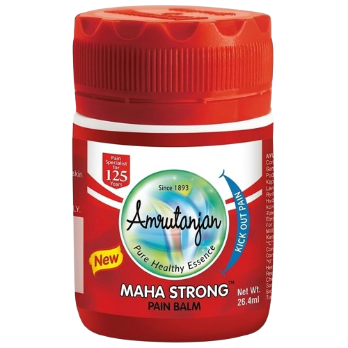 Amrutanjan Maha Strong Pain Balm, 26.4ml
