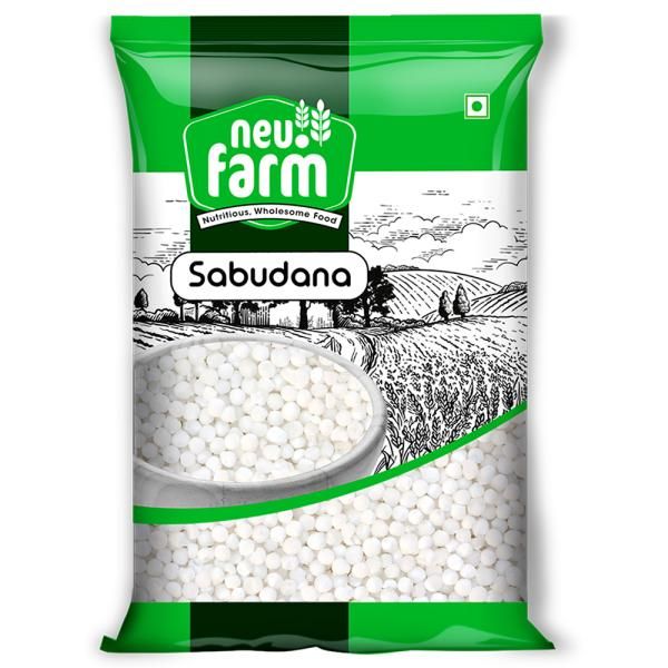 neu.Farm Sabudana White - Medium, 500g