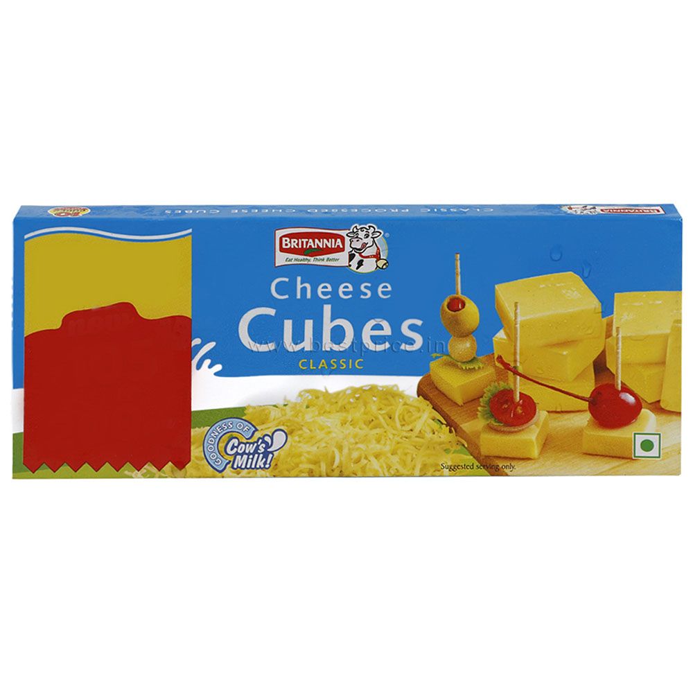 Britannia Processed Cheese Cubes, 200g