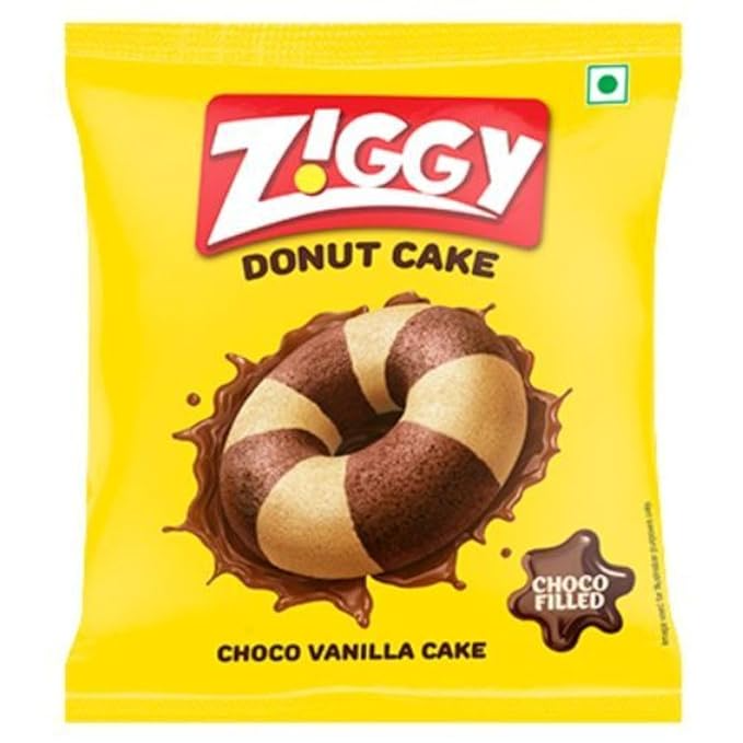 Ziggy Donut Cake - Choco Vanilla, 47g