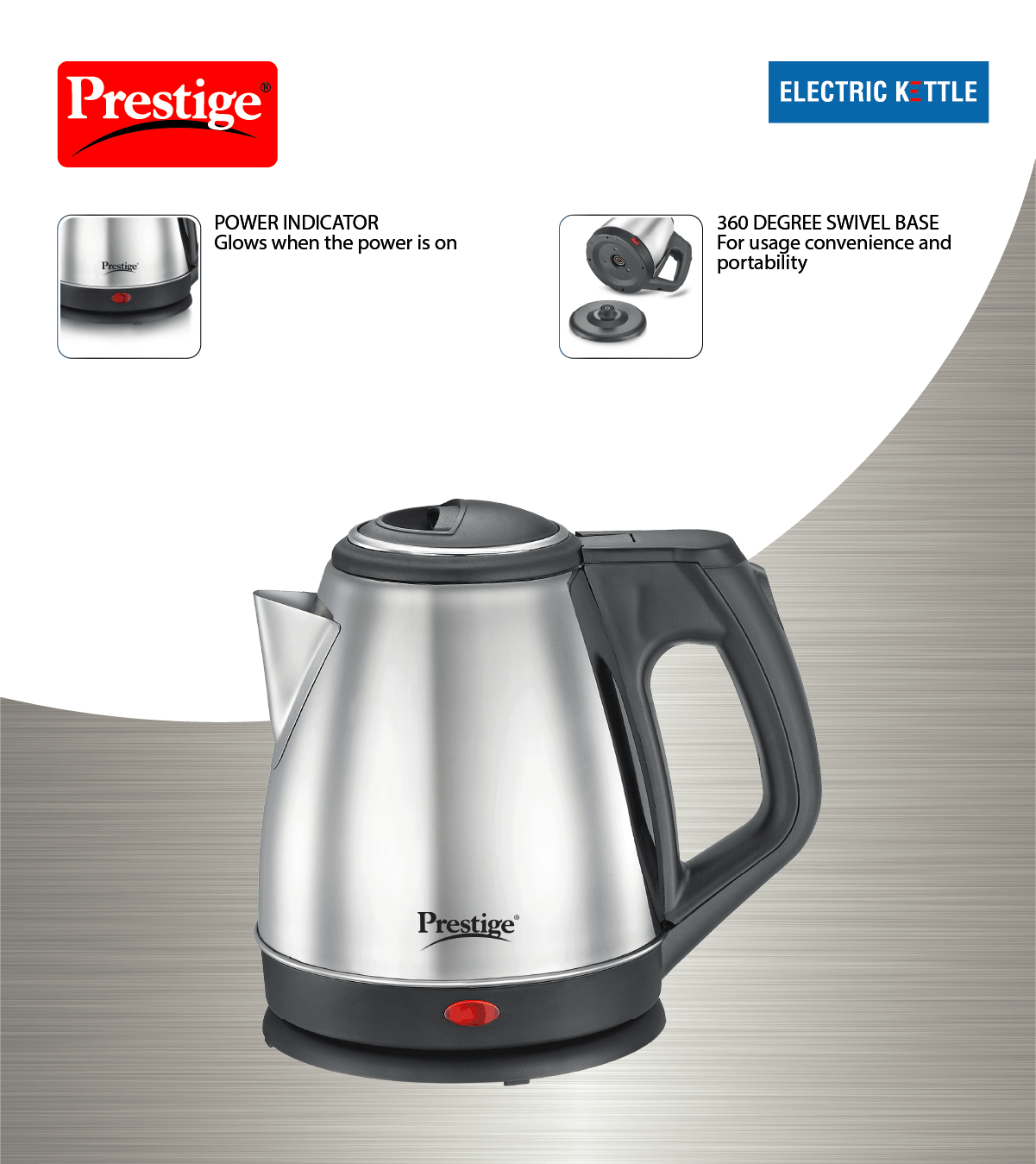 Prestige 1500W Electric Kettle (PKSS 1.2)