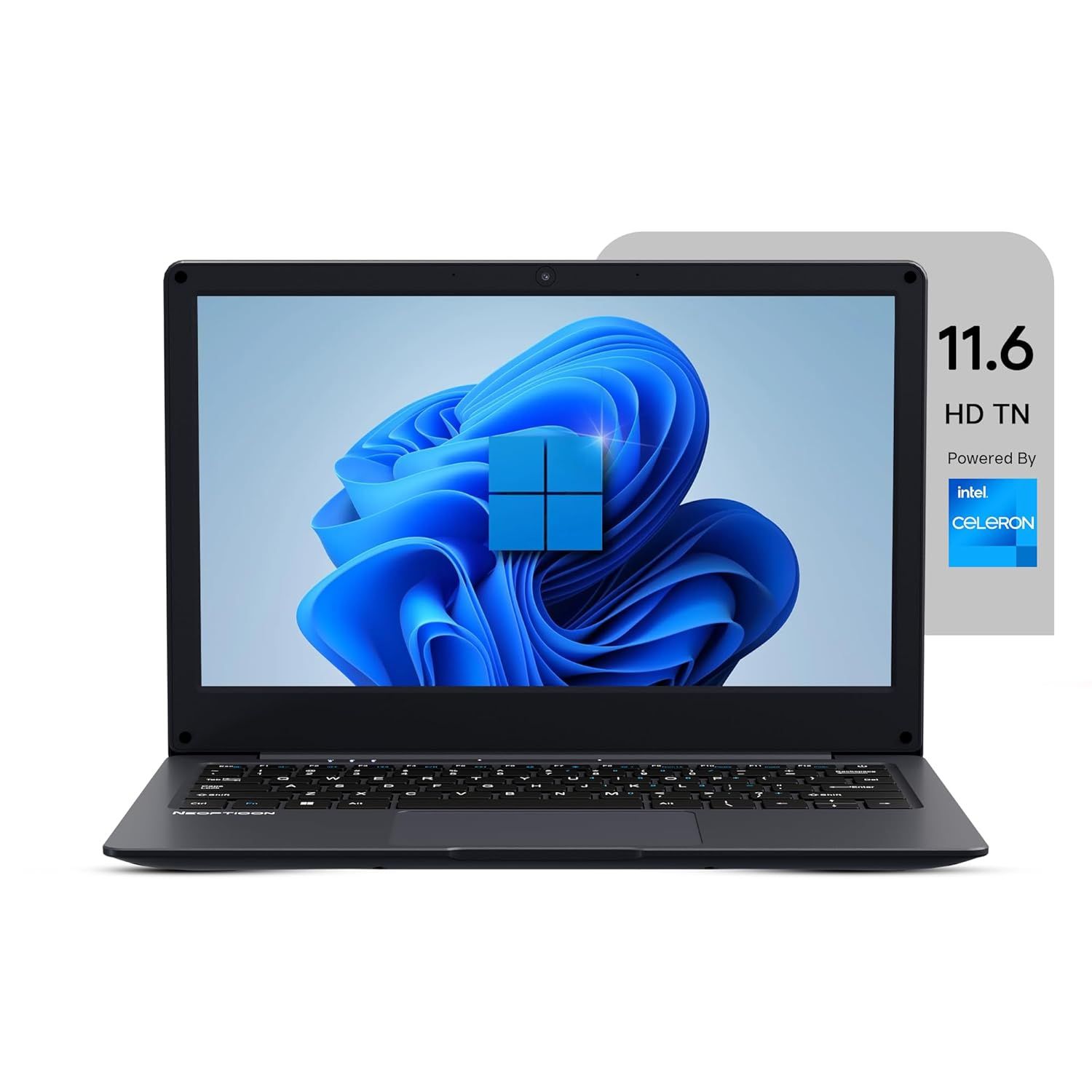 Neopticon | EBook | HD Laptop (11.6 inch, 4GB, 128GB, Black)
