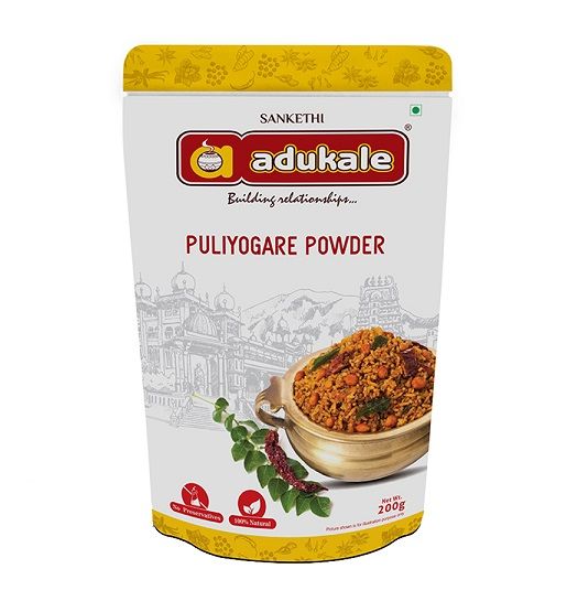 Adukale Puliyogare Powder Pouch, 200g