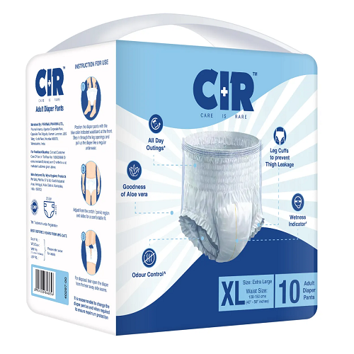 Cir Adult Diaper Pants - XL, 10pcs