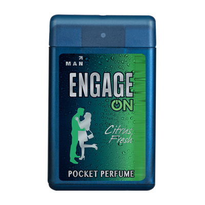 Engage On Men Pocket Perfume - Citrus Fresh, 18ml