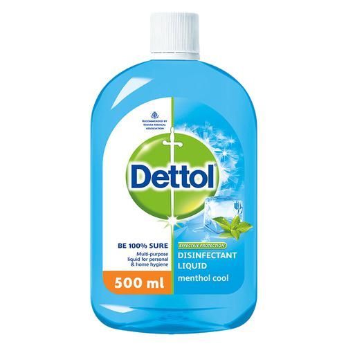 Dettol Disinfectant Liquid Floor / Surface Cleaner - Menthol Cool, 500ml