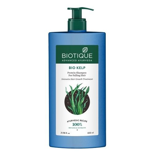 Biotique Kelp Protein Shampoo Anti-Hairfall, 650ml