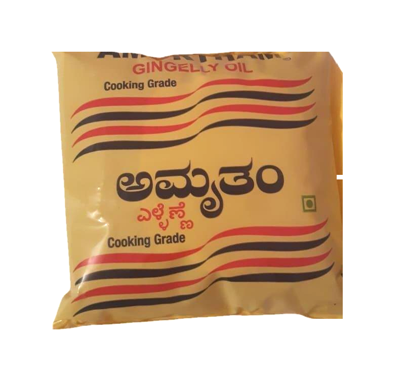 Amurtham Gingelly Oil Pouch, 500ml