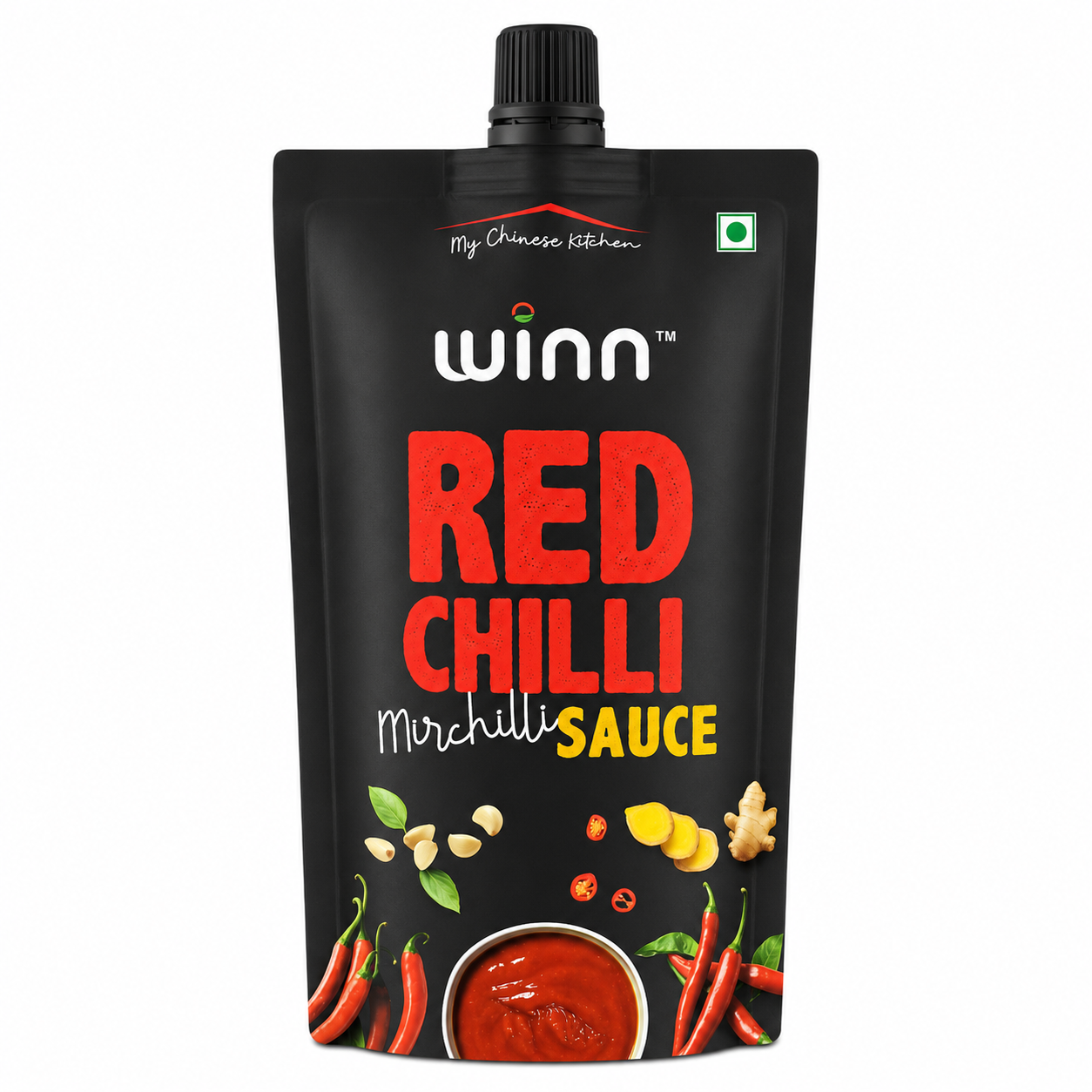 Winn Mirchilli Sauce Spout Pouch - Red Chilli, 100g