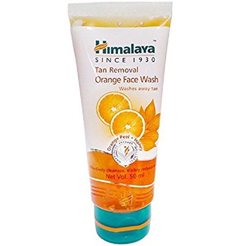 Himalaya Tan Removal Face Wash - Orange, 50ml