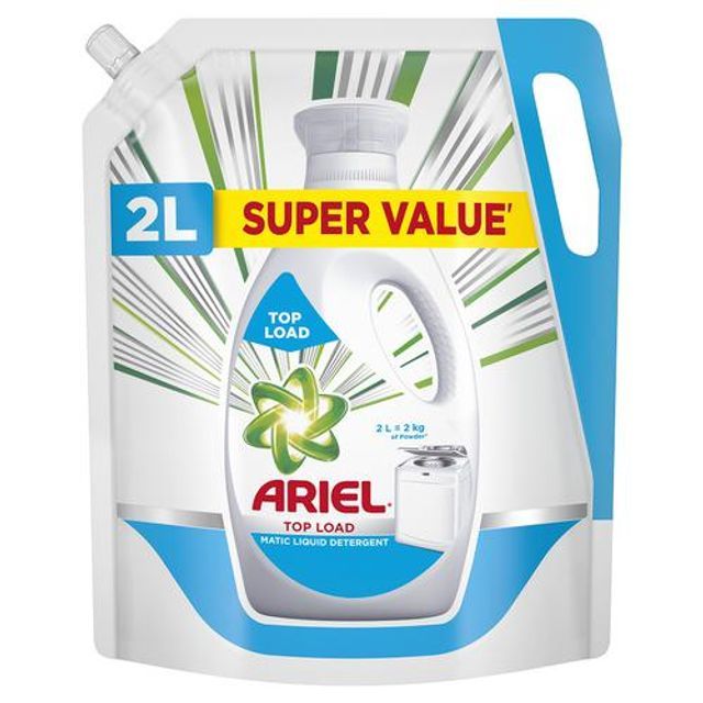 Ariel Matic Liquid Detergent Refill Pouch - Top Load, 2L