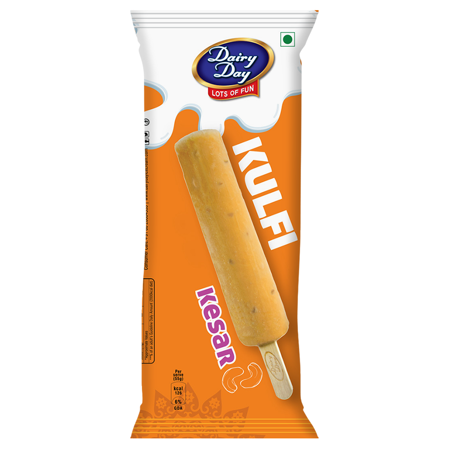 Dairy Day Stick Ice Cream - Kesar Kulfi, 50ml