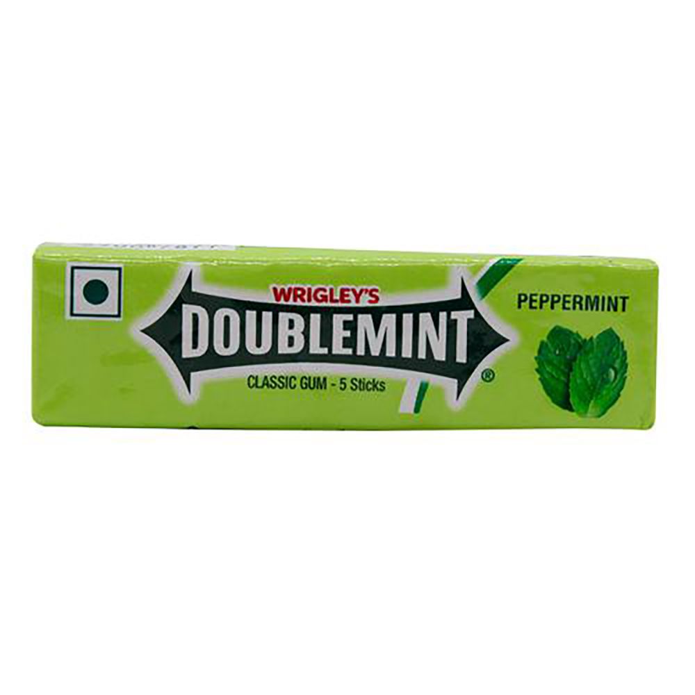 Doublemint Chewing Gum - Peppermint, 13g