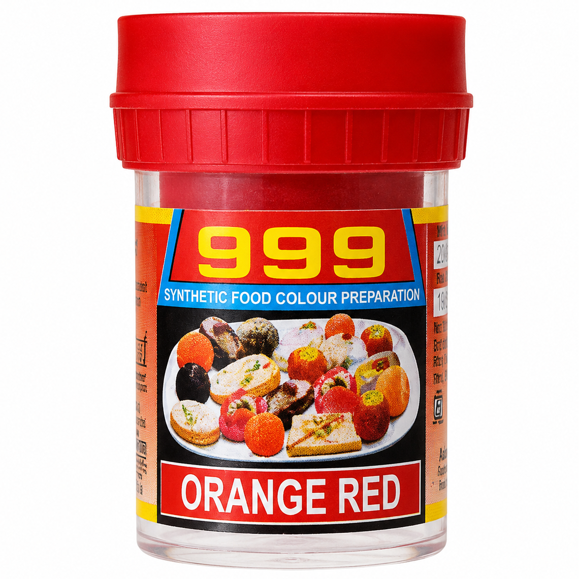 999 Food Color - Orange Red, 10g
