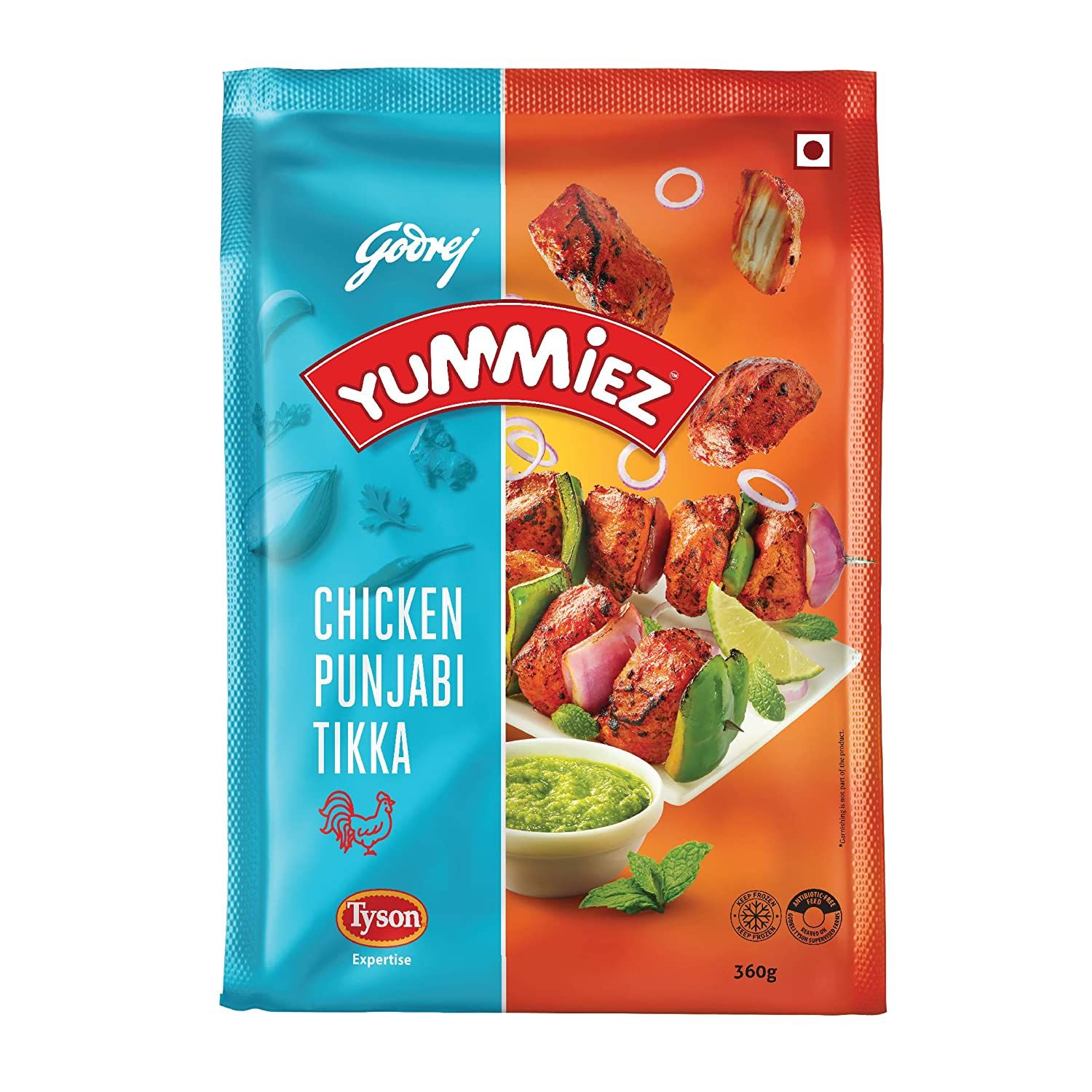 Godrej Yummiez Chicken Punjabi Tikka, 360g