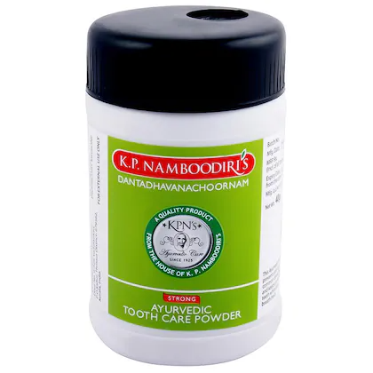 Kp Namboodiri's Ayurvedic Tooth Powder - Strong, 40g