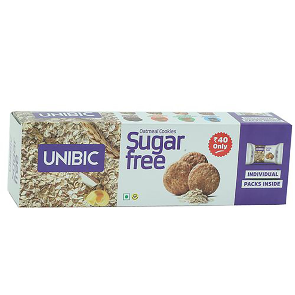 Unibic Sugar Free Cookies - Oatmeal, 67.5g