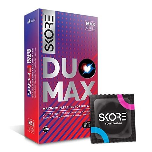 Skore Premium Pleasure Duo Max Him & Her Condoms, 10pc