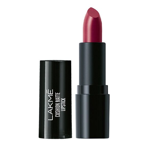 Lakme Cushion Matte Lipstick - Plum Obsession, 4.5g