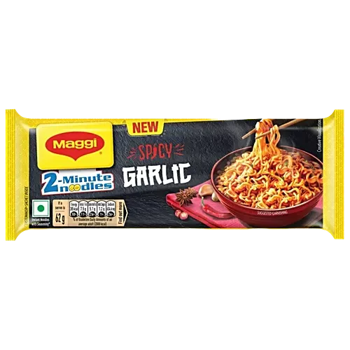 Maggi 2-Minute Spicy Garlic Instant Noodles, 248g