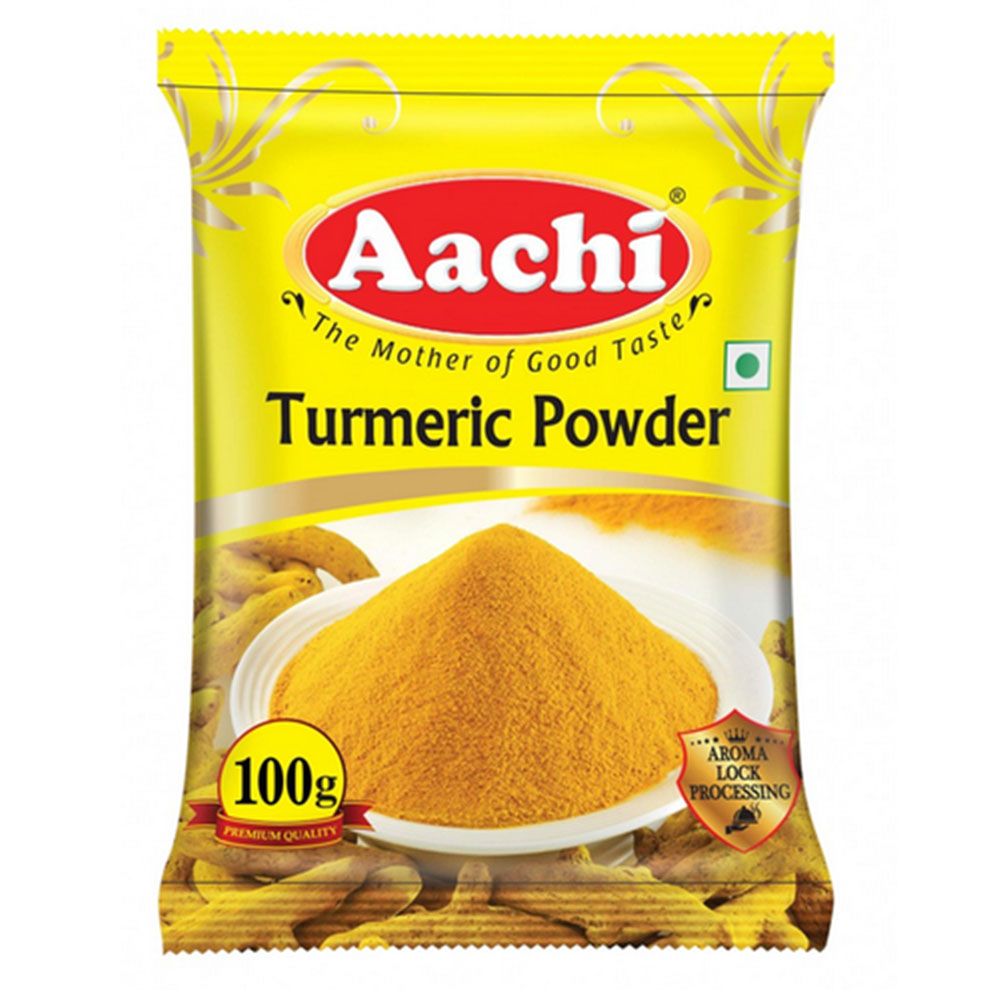 Aachi Turmeric Powder Pouch, 100g