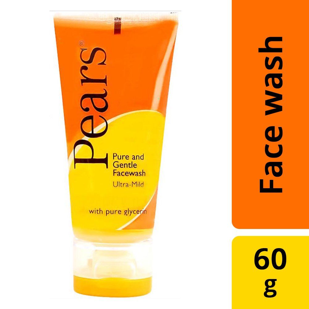 Pears Face Wash - Pure & Gentle, 60g