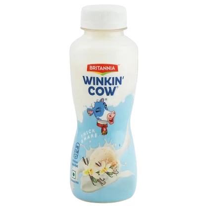 Britannia Winkin Cow Milk Shake Bottle - Vanilla, 180ml