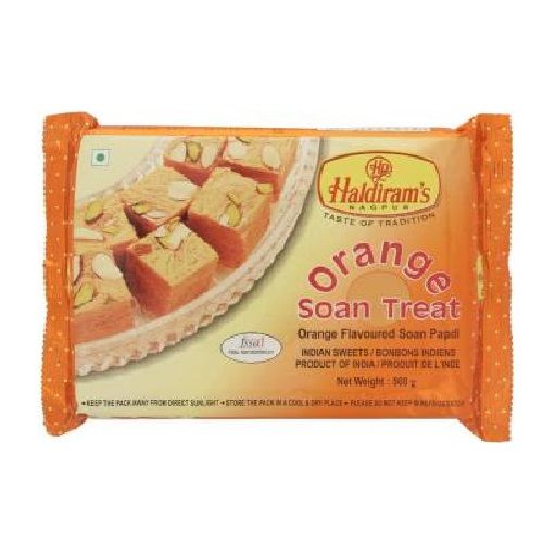 Haldirams Soan Papdi - Orange, 500g