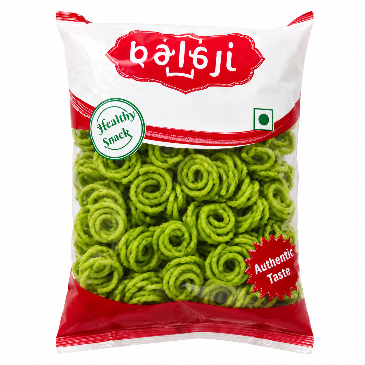 Balaji Authentic Taste Onion Murukku - Green, 200g