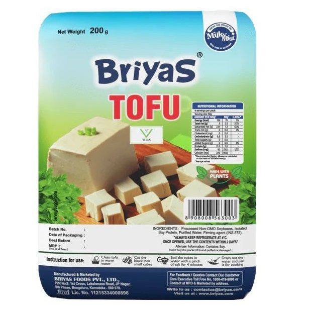 Milky Mist Briyas Tofu Paneer, 200g