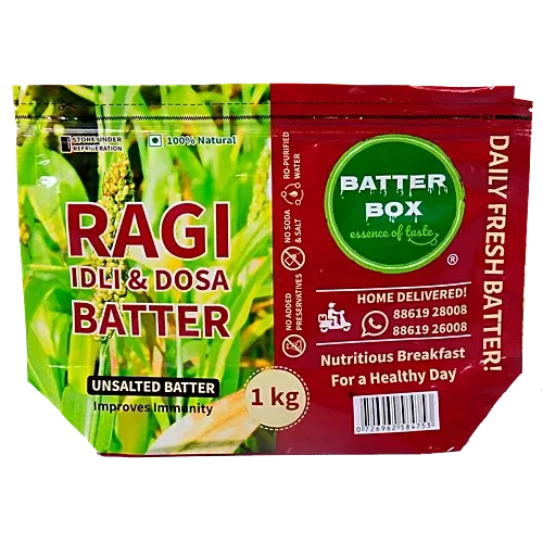 Batter Box Ragi Idli Dosa Batter, 1kg