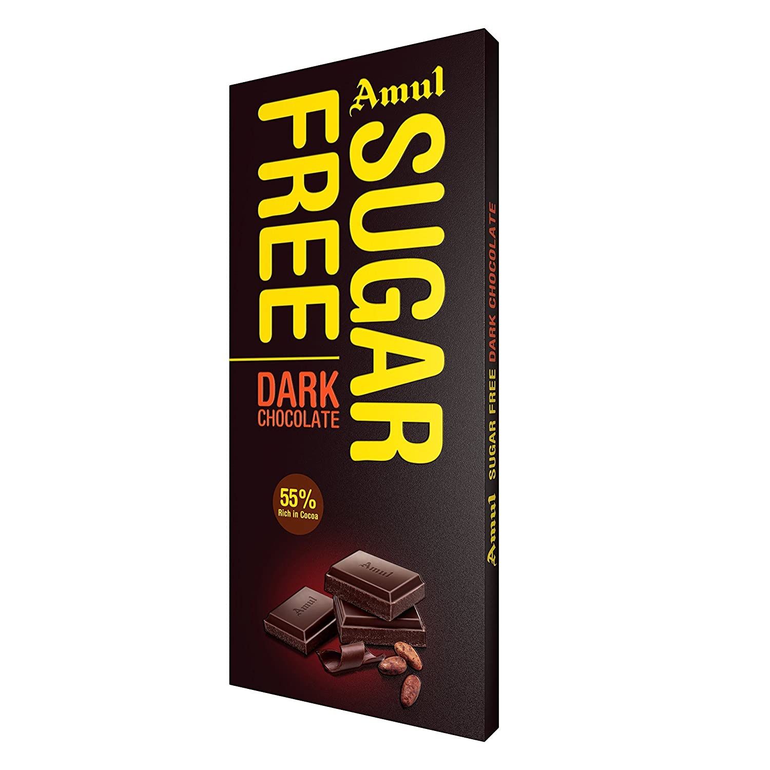 Amul Sugar Free Dark Chocolate, 150g
