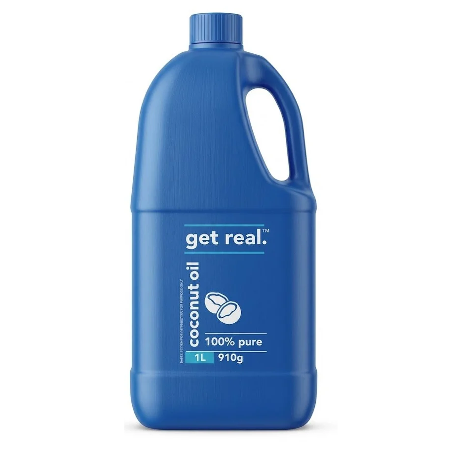 Get Real Pure Coconut Oil Can, 1L