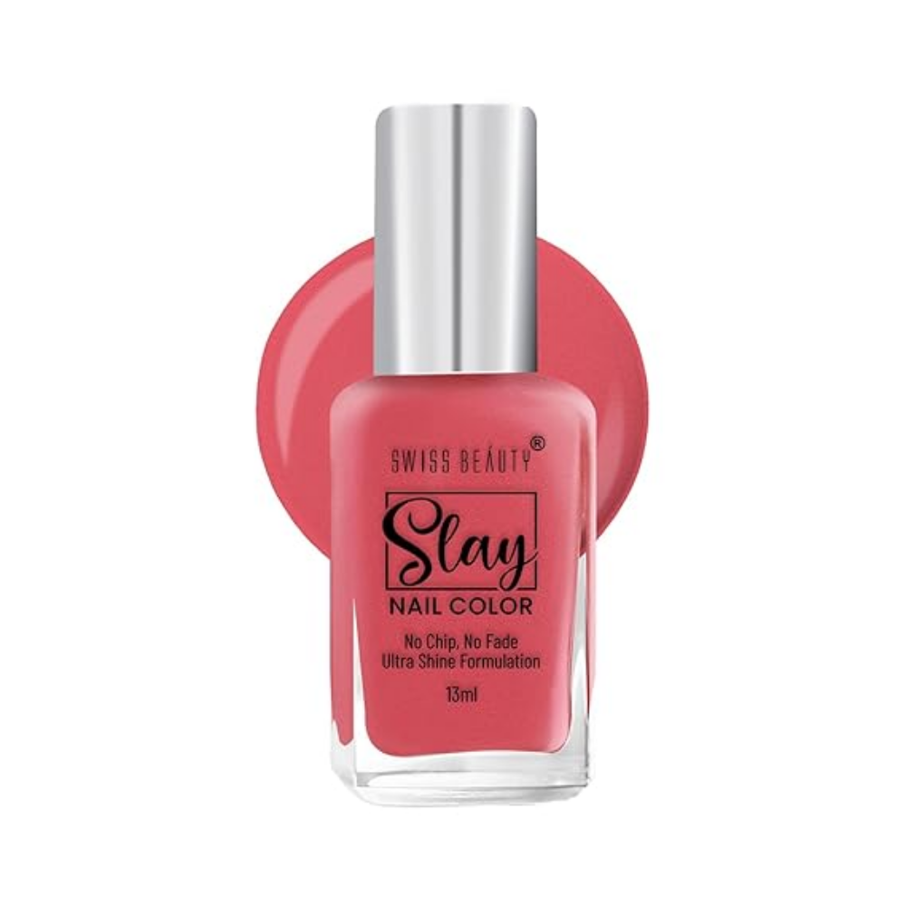 Swiss Beauty Slay Nail Color - Magenta Rush 614, 13ml