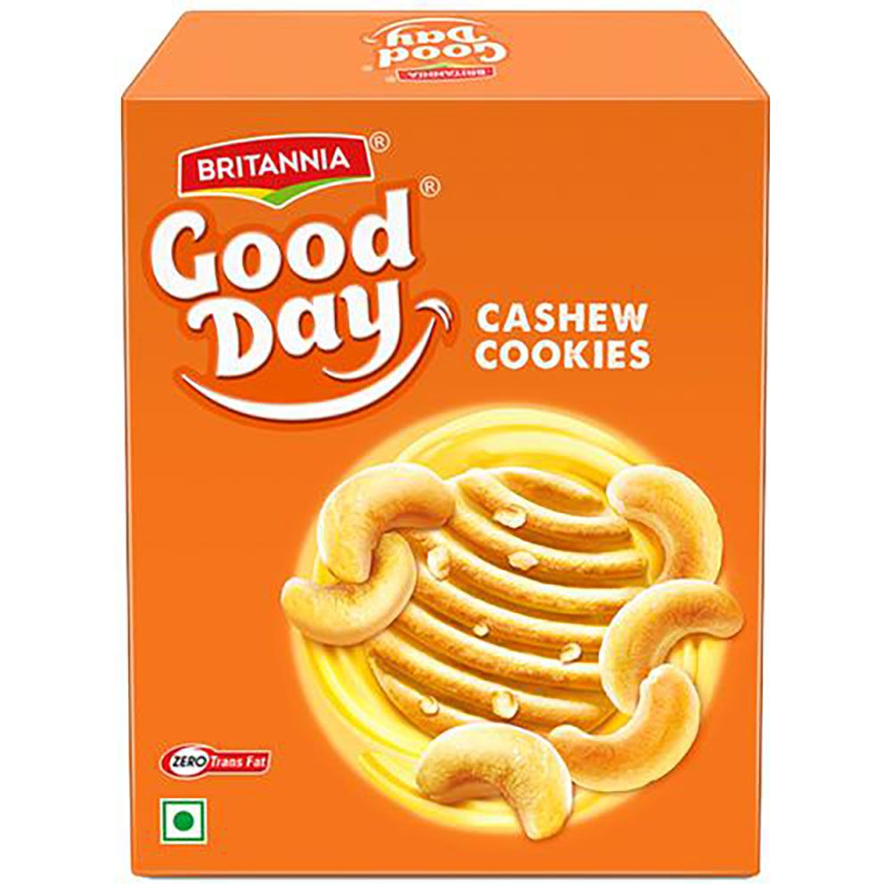 Britannia Good Day Cookies - Cashew, 250g