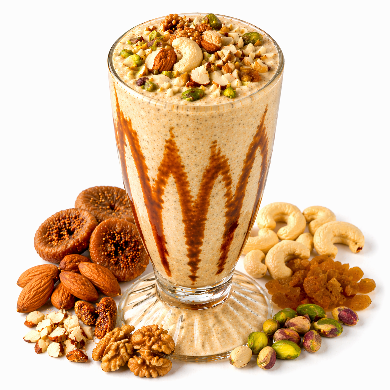 Dry Fruit Milk Shake - Mixed, 1 Glass