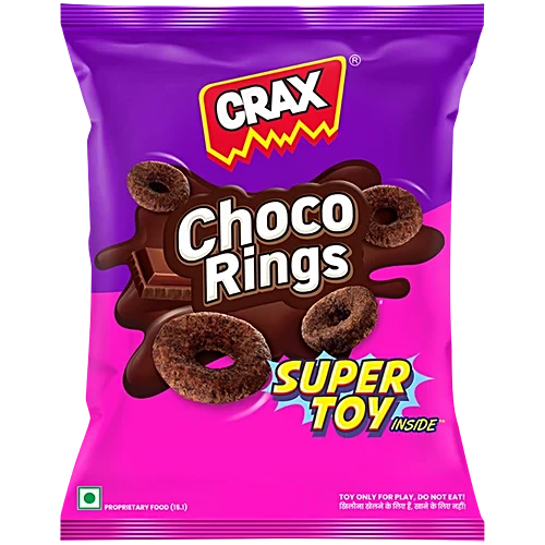 Crax Rings Puff - Choco, 10g