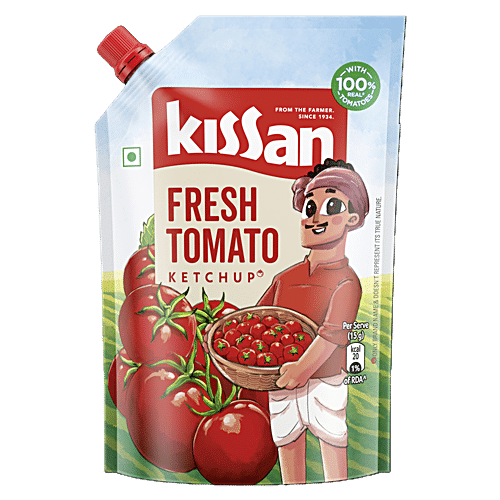 Kissan Ketchup Pouch - Fresh Tomato, 415g