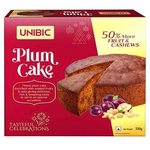 Unibic Plum Cake - Fruit & Cashews, 330g
